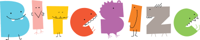 Bitesize Pediatric Dentistry, the word bitesize drawn as eight cartoon letter monsters