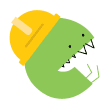 Animated Bitesize letter icon for protective dental sealants
